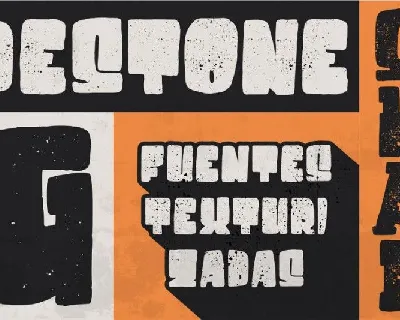 Destone Display font