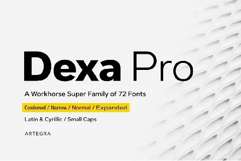 Dexa Pro Family font