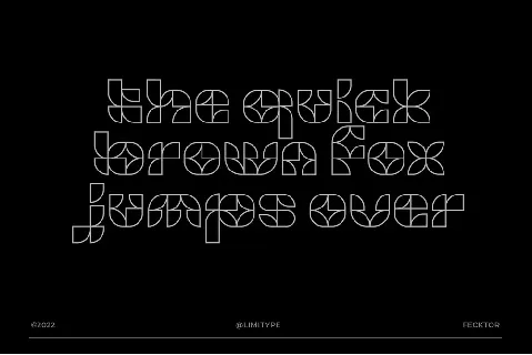 Fecktor Demo font