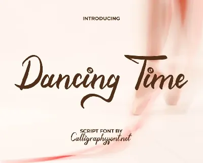 Dancing Time Demo font