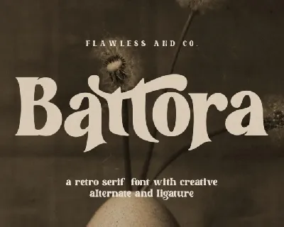 Battora font