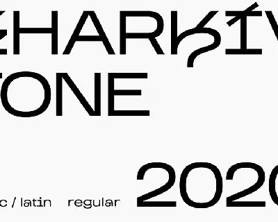 Kharkiv Tone font