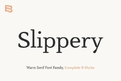 Slippery font