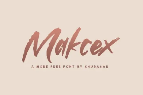 Makcex font