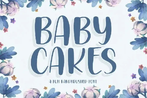 BABYCAKES Handbrushed font