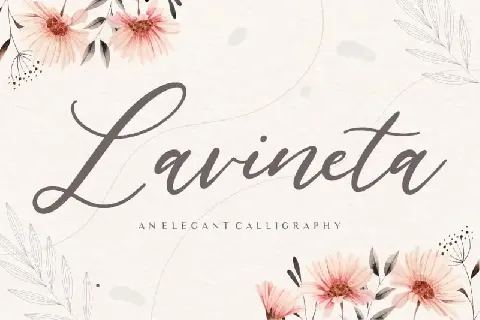 Lavineta Elegant Calligraphy font