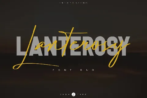 Lanterosy font