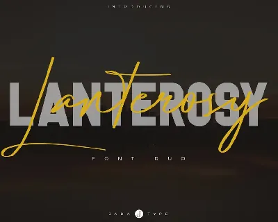 Lanterosy font