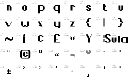 Sulatty font