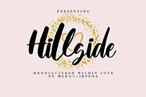 Hillside font