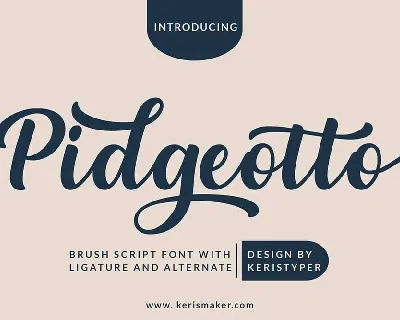Pidgeotto font