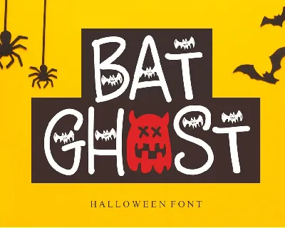 Bat Ghost - Personal Use font