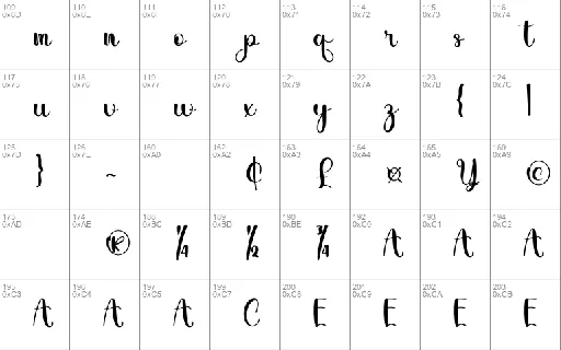 Weekly font