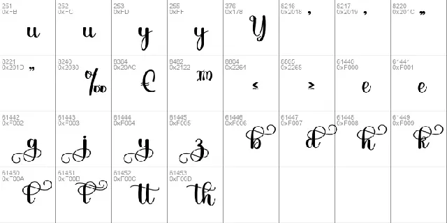 Weekly font