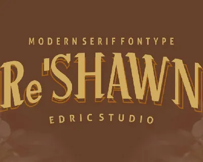 Re’shawn Vintage font