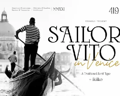 Sailor Vito Typeface font