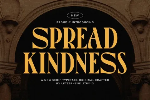 Spread Kindness font