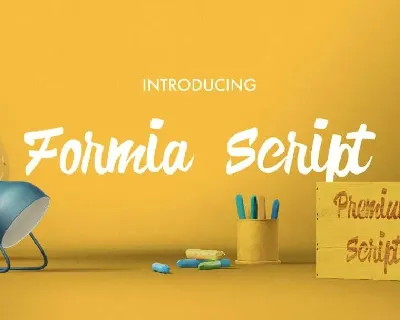 Formia Script font