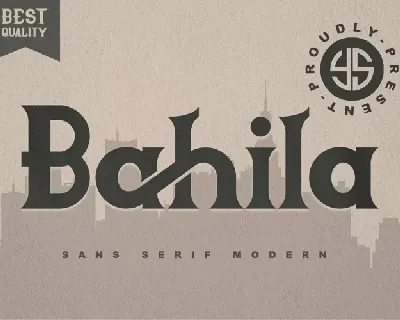 Bahila font