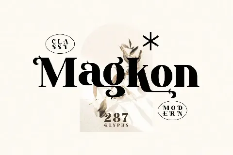 Magkon Classy Serif font