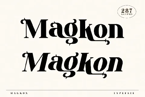 Magkon Classy Serif font