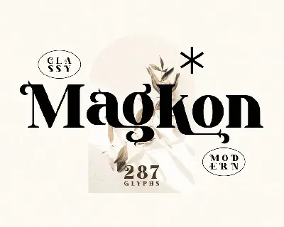 Magkon Classy Serif font