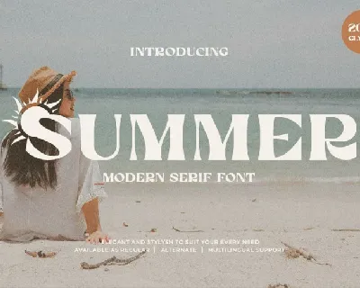 Summer font