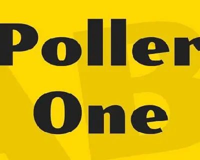 Poller One font