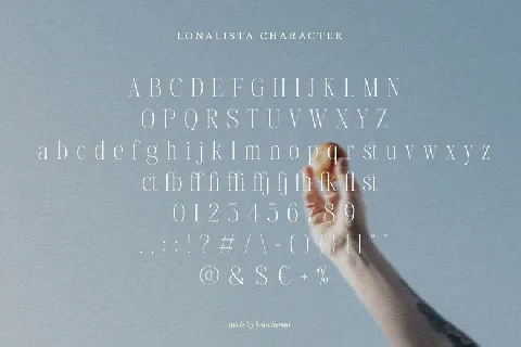 Lonalista font