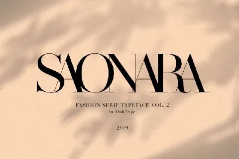 Saonara font