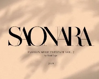 Saonara font