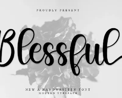 Blessful font