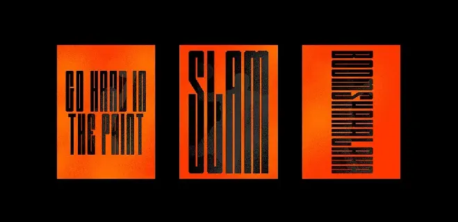 SF SLAM 1.0 font