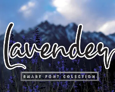 Lavender Script font