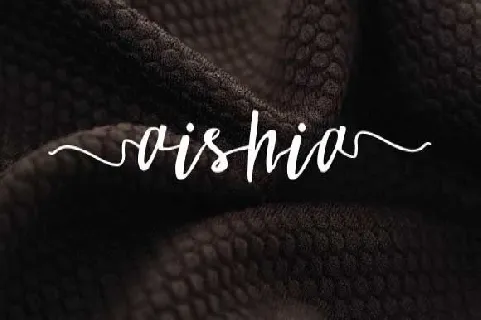 Aishia Script font