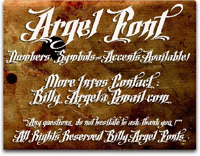 Argel font