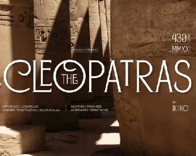 The Cleopatras Typeface font