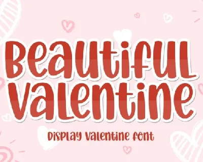 Beautiful Valentine Display font