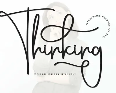 Thinking Script Typeface font