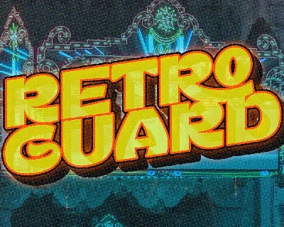 Retroguard font