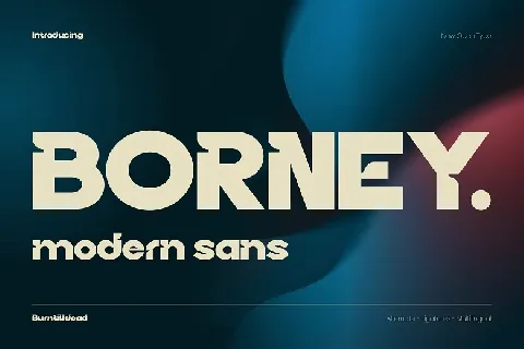 Borney font