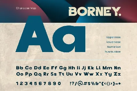 Borney font