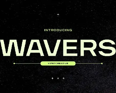 Wavers font