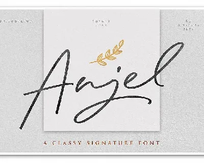 Anjel Signature font