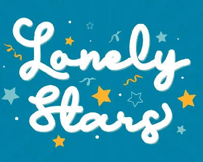 Lonely Star - Personal Use font