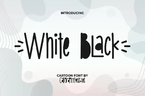 White Black Demo font