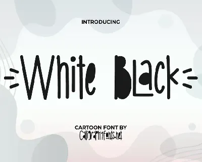 White Black Demo font