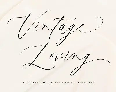 Vintage Loving font