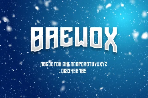 Brewox font