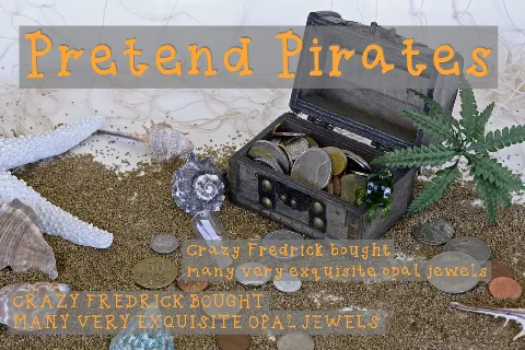 Pretend Pirates font